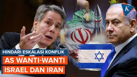 AS Wanti-wanti Iran dan Israel Hindari Eskalasi Konflik