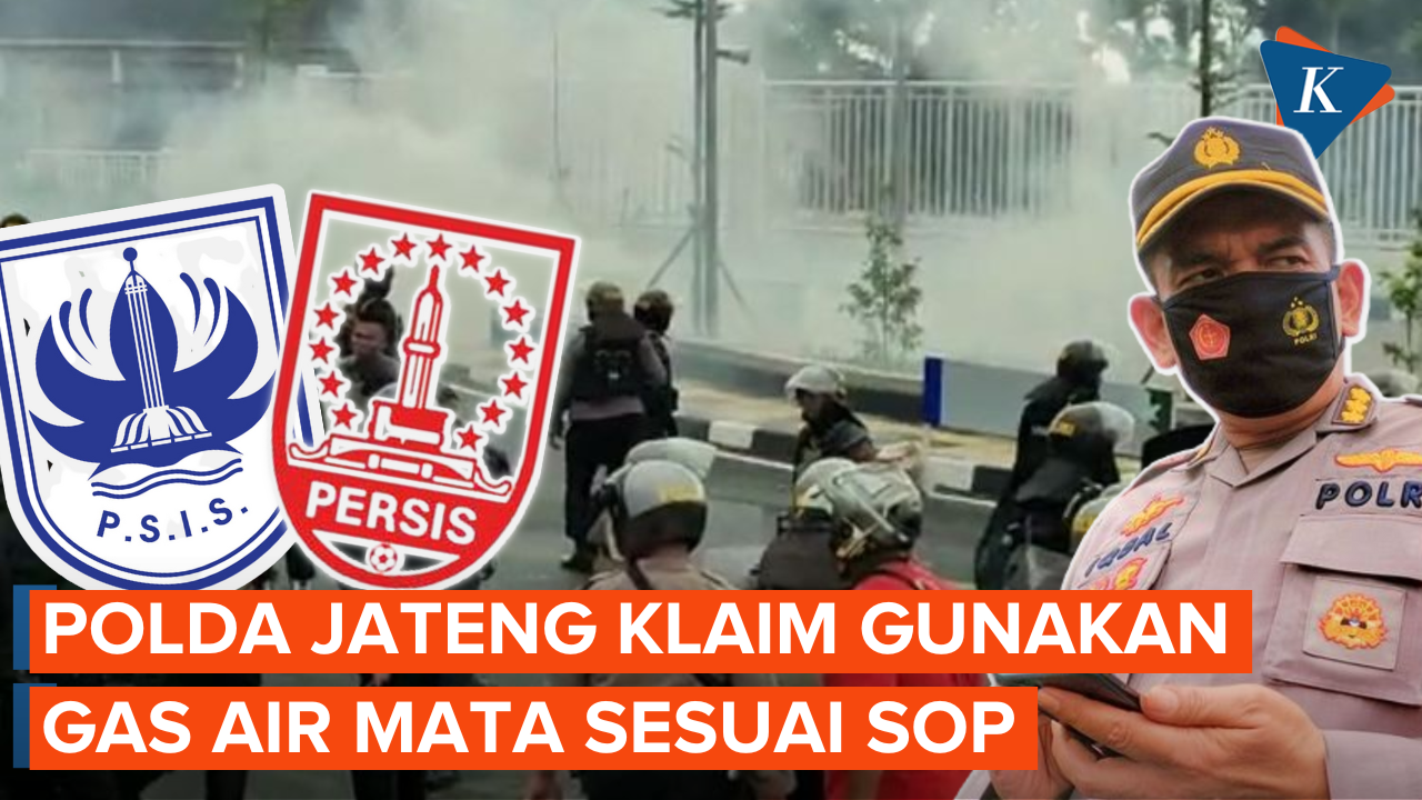 Polisi Klaim Penembakan Gas Air Mata Saat PSIS vs Persis Sesuai SOP