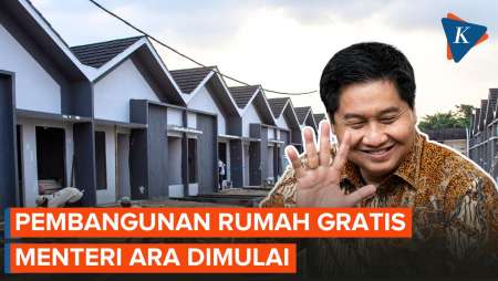 Groundbreaking Rumah Gratis Menteri Ara Dipercepat Jadi Hari Ini