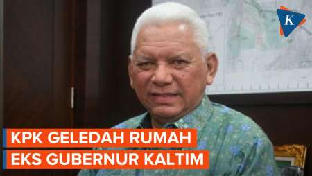 KPK Geledah Rumah Mantan Gubernur Kaltim Awang Faroek Ishak