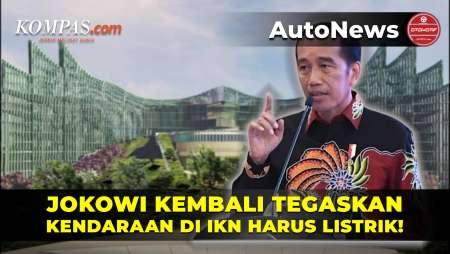 Jokowi Tegaskan Semua Kendaraan di IKN Harus Listrik