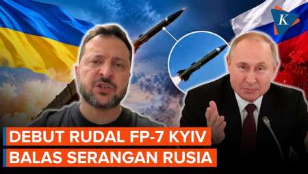 Detik-detik Rudal FP-7 Ukraina Debut di Medan Perang Rusia