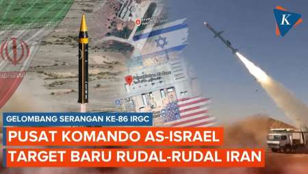 IRGC Tembakkan Rudal Iran Ke Pusat Komando AS-Israel