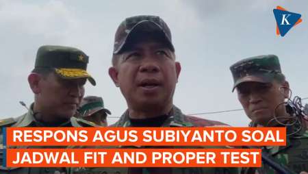 Persiapan Fit And Proper Test Calon Panglima TNI, Agus Subiyanto: Ya Insya Allah