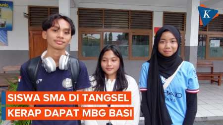 Selain Bahan Mentah, Siswa SMA di Tangsel Keluhkan Menu MBG Basi