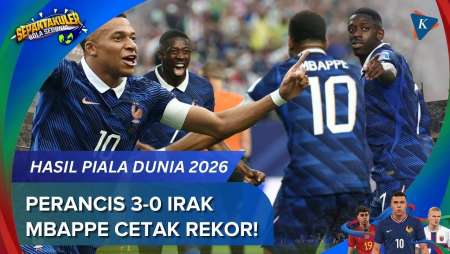 Hasil Perancis Vs Irak 3-0: Mbappe 2 Gol, Cetak Rekor Dan Bawa Les Bleus Lolos 32 Besar