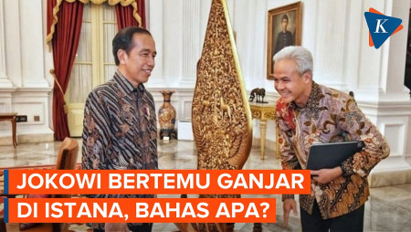 Jokowi Beberkan Isi Pertemuan dengan Ganjar di Istana