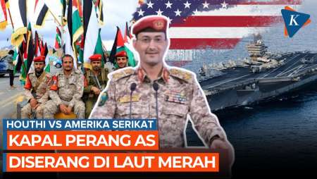 Houthi Vs AS Bentrok Sengit di Laut Merah