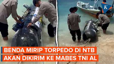 Penemuan Benda Mirip Torpedo Di Gili Trawangan NTB, Akan Dikirim Ke Mabes TNI AL