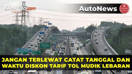 Ingat, Diskon Tarif Tol Arus Mudik Berlaku 15–16 Maret 2026