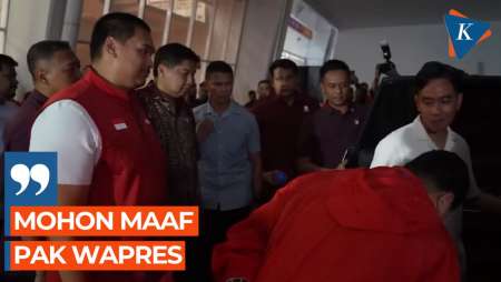 Momen Erick Thohir Membungkuk Minta Maaf ke Gibran Pasca Laga Timnas