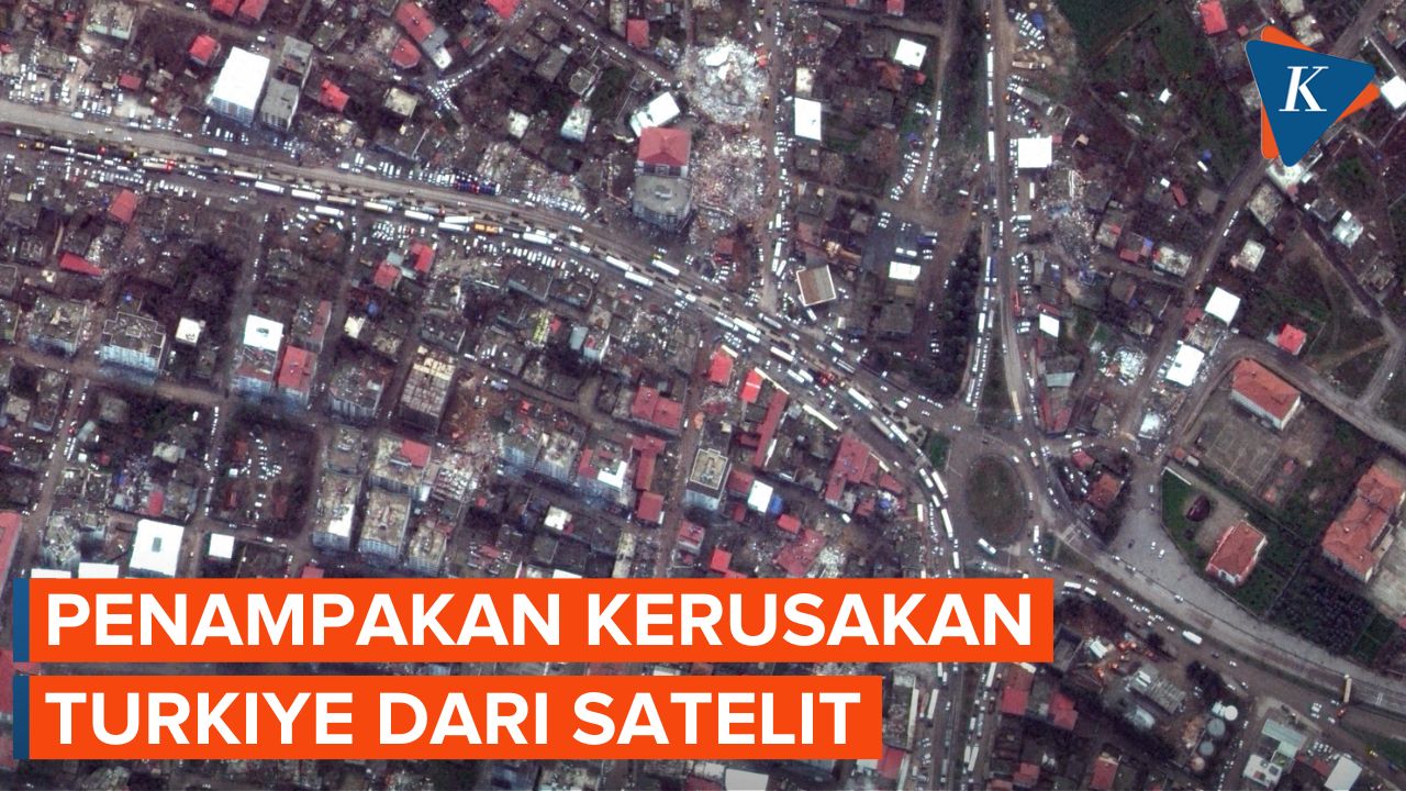 Penampakan Turkiye dari Satelit usai Diguncang Gempa Bumi