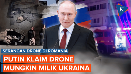 Putin Tak Mau Disalahkan atas Serangan Drone di Romania