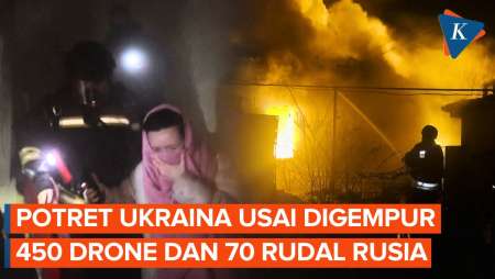 "Cekik" Ukraina Di Musim Dingin, Rusia Luncurkan 450 Drone Dan 70 Rudal