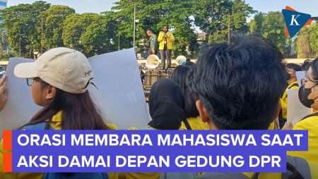 Gelar Aksi Damai Depan DPR, Mahasiswa Minta Polisi Bebaskan Demonstran yang Ditahan