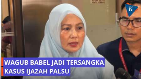 Jadi Tersangka Kasus Ijazah Palsu, Wagub Babel Hellyana: Tak Ada Niat Jahat