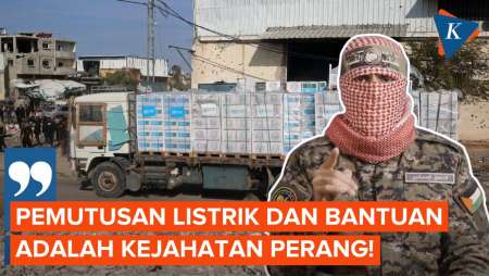 Hamas Kecam Israel, Sebut Blokade Listrik dan Bantuan sebagai Kejahatan Perang