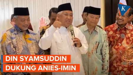 [FULL] Keterangan Din Syamsuddin Dukung Anies-Imin Usai Bertemu Presiden PKS