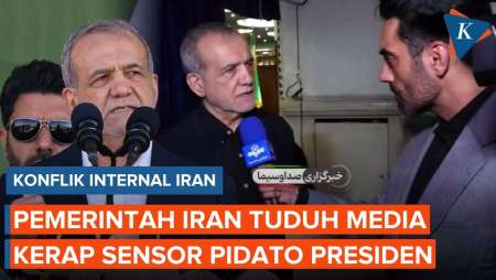 Internal Iran Panas Di Tengah Perang, Pemerintah Tuduh Media Kerap Potong Pidato Presiden