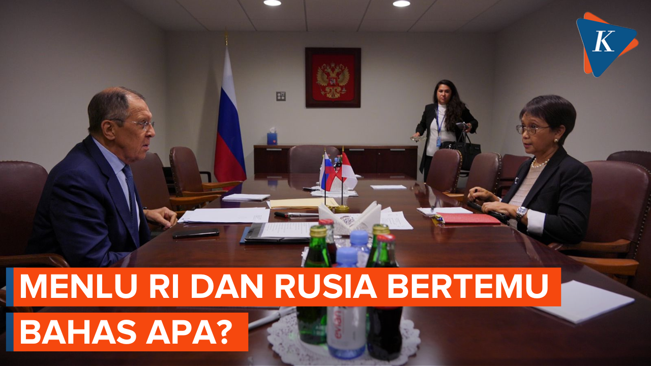Menlu RI dan Menlu Rusia Bertemu di Sela Sidang PBB, Bahas Apa?