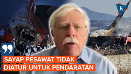 Sayap Jeju Air saat Kecelakaan Disorot! Pakar: Tak Diatur untuk Mendarat