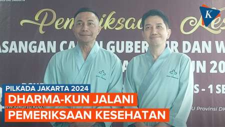 Dharma-Kun Jalani Tes Kesehatan untuk Pilkada Jakarta: Mohon Restu, Jaga Kami dengan Doa