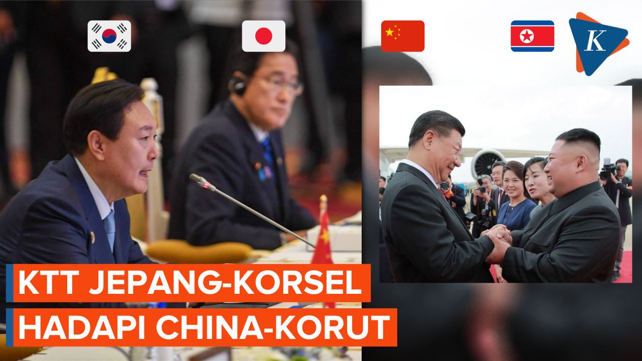 Jepang dan Korsel Unjuk Kekompakkan Lawan China dan Korut