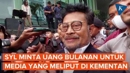 SYL Disebut Minta Uang Bulanan ke Dirjen untuk Diberikan ke Media yang Meliput di Kementan