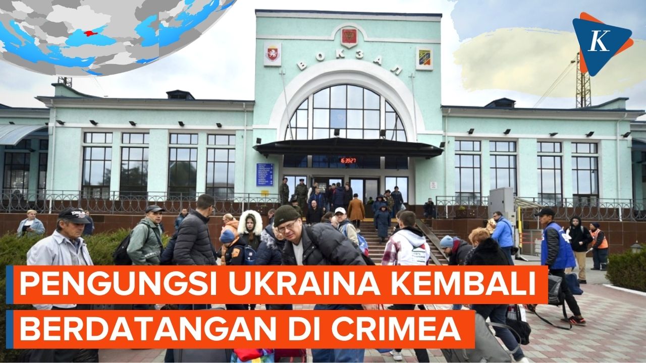 Pengungsi Ukraina Berbondong-bondong ke Crimea