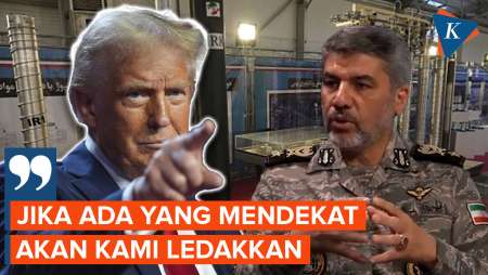 Trump Ancam Hancurkan Siapa Pun Yang Dekati Lokasi Pengayaan Uranium Iran