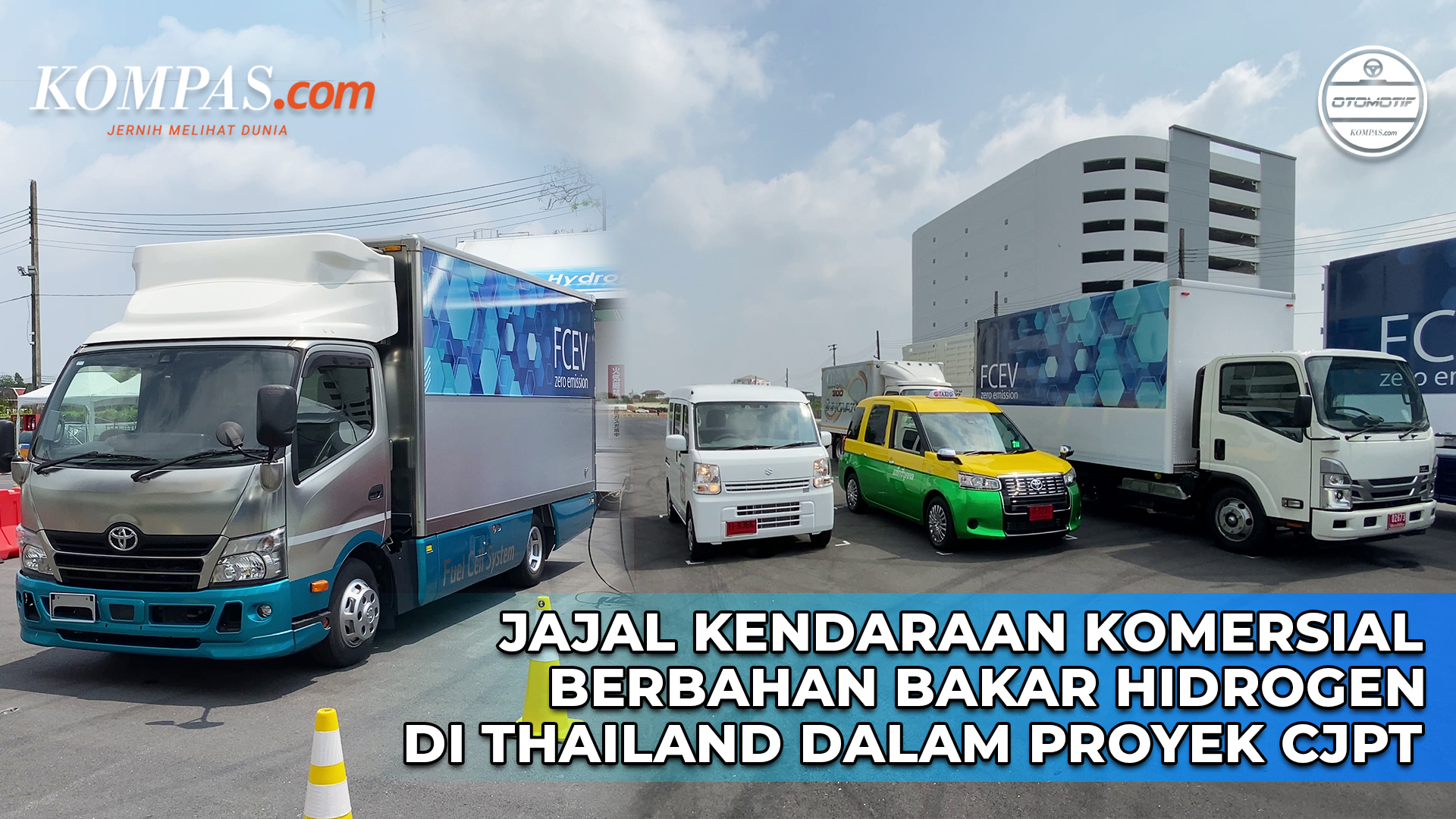 Jajal Kendaraan Komersial Berbahan Bakar Hidrogen di Thailand Dalam Program CJPT