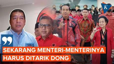 Tantang PDI-P Tarik Semua Menteri Usai Sebut Jokowi Bukan Kader,…