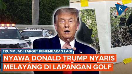 Jadi Target Penembakan! Nyawa Donald Trump Nyaris Melayang di Lapangan Golf