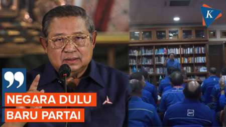 Pesan Tegas SBY ke Kader Demokrat: Negara Dulu Baru Partai, Jangan Dibalik