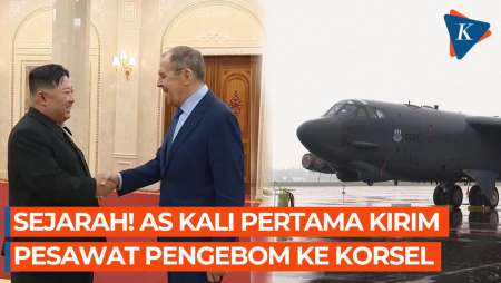 AS Kerahkan Pesawat Pengebom Nuklir ke Korea Saat Menlu Rusia Temui Kim Jong Un