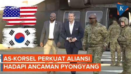 Menteri Perang AS Tiba Di Perbatasan Korut-Korsel, Bersiap Ancaman Pyongyang