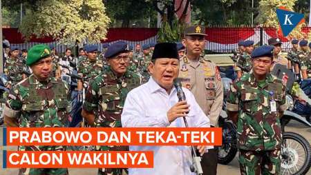 Ketika Prabowo Bicara soal Cawapres