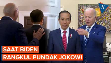 Momen Biden Rangkul Pundak Jokowi, Tawari Minum “Teh atau Kopi?”