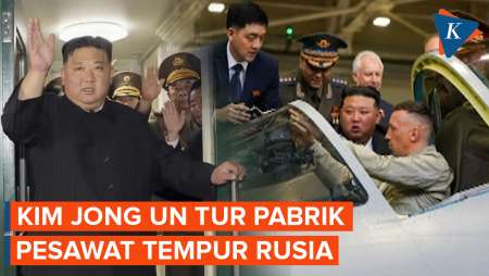 Kim Jong Un 'Betah' 3 Hari di Rusia, Terpantau Tur ke Pabrik Pesawat Tempur 