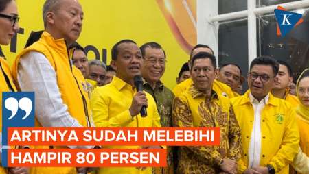 Daftar Calon Ketum Golkar, Bahlil Klaim Kantongi 469 Suara Dukungan