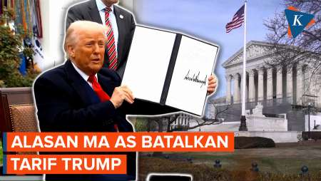 Mengapa MA AS Batalkan Kebijakan Tarif Trump?