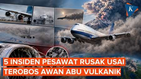 Kisah 5 Pesawat Terobos Abu Vulkanik Gunung Redoubt AS, Mesin Mati Di Ketinggian