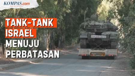 Israel Mulai Kerahkan Tank Saat Adu Roket Vs Hizbullah, Ribuan Warga Lebanon Mengungsi