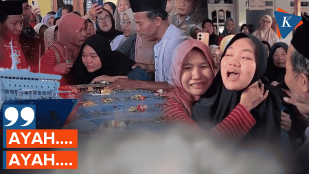 Sedang Hamil 6 Bulan, Tangis Istri ABK Kapal Virgo Pecah Di Depan Jenazah Suami