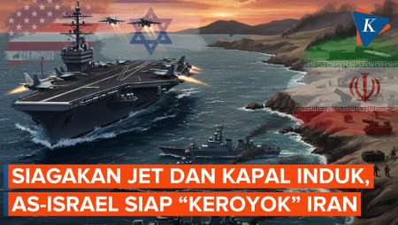 Iran Siaga Perang, Jet Tempur Israel Dan Kapal Induk AS Bersatu