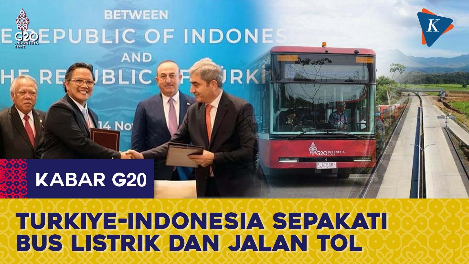 Turkiye-Indonesia Sepakati  Produksi Bus Listrik dan Pembangunan Jalan Tol 