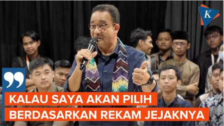 Ditanya Pemimpin yang Jual Persona Gemas, Anies Ingatkan Pilih Rekam Jejaknya