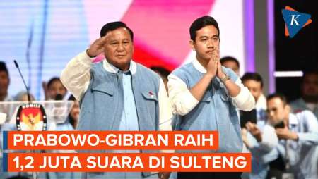 Hasil Rekapitulasi KPU: Prabowo-Gibran Menang di Sulawesi Tengah