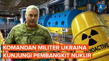 Kunjungi Pembangkit Nuklir Rivne, Komandan Militer Ukraina Siapkan Antisipasi Serangan Rusia