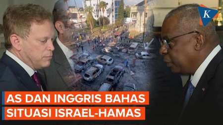 Menhan AS-Inggris Rapat Bahas Israel-Hamas, Kerahkan Bantuan Militer Lagi?